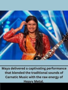 11-Year-Old Maya Neelakantan Mesmerizes America’s Got Talent with a Fusion of Carnatic Music and Heavy Metal